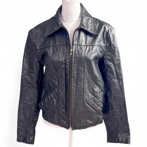 Jean Pierre Black Leather Jacket